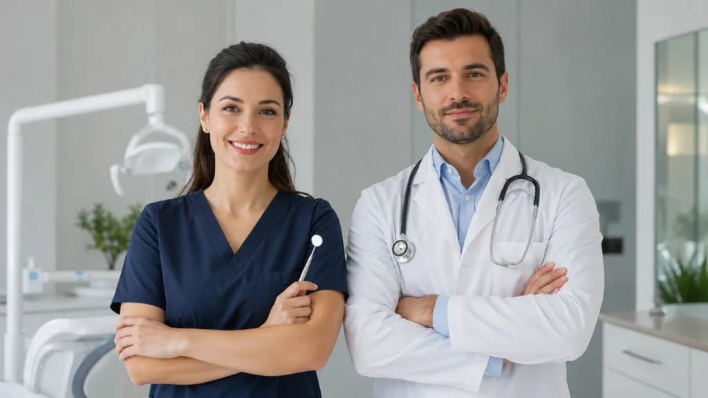 Médico ou dentista fazendo harmonização facial — quem está habilitado